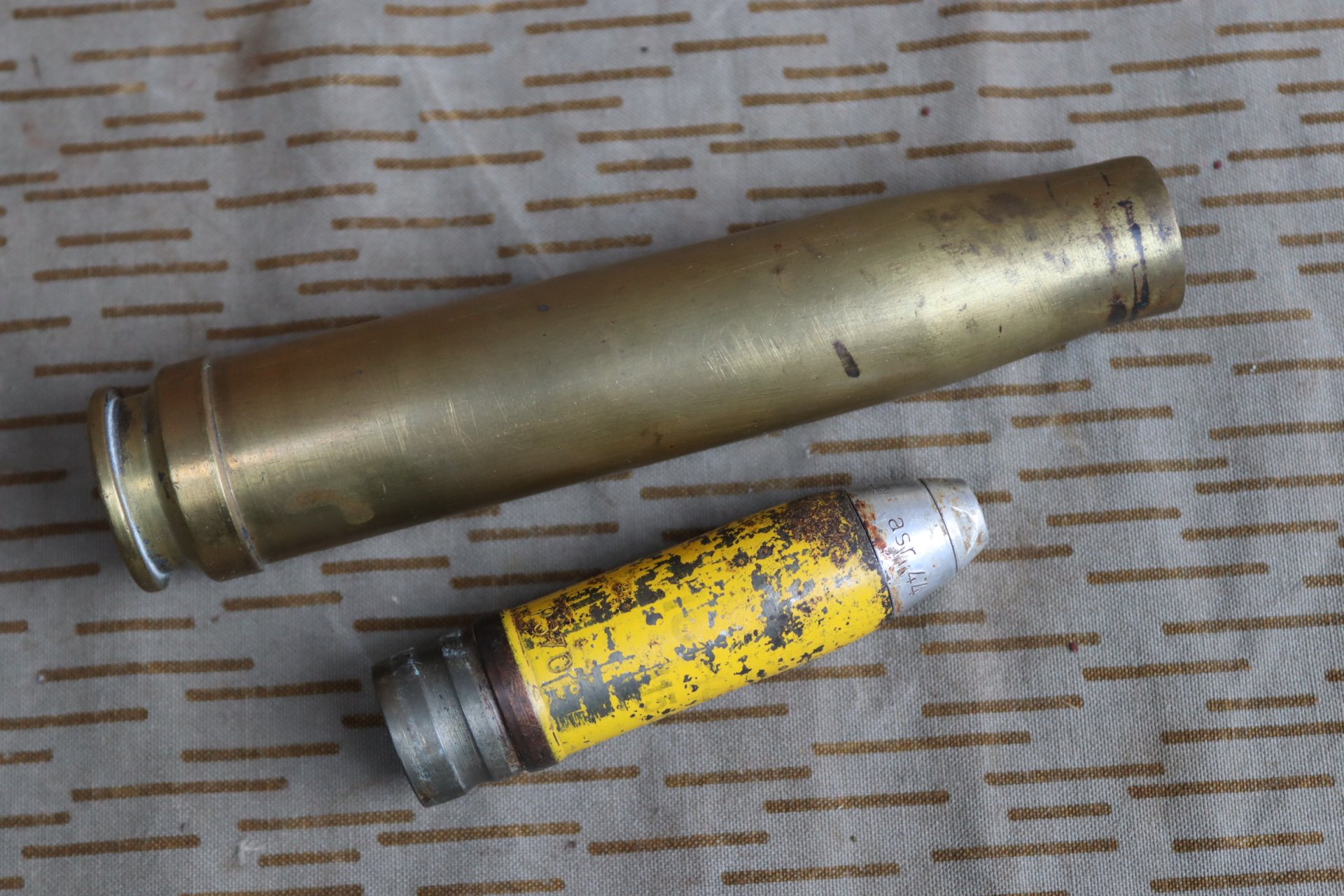 2cm Flak 38 Deko Patrone 2.Weltkrieg Deko Munition Top Zustand! – Bild 4