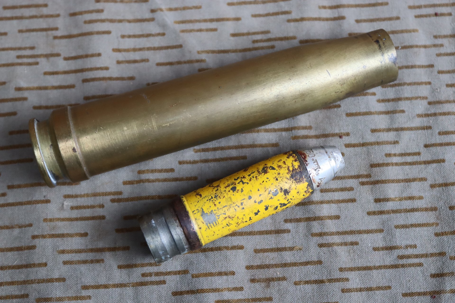 2cm Flak 38 Deko Patrone 2.Weltkrieg Deko Munition Top Zustand! – Bild 3