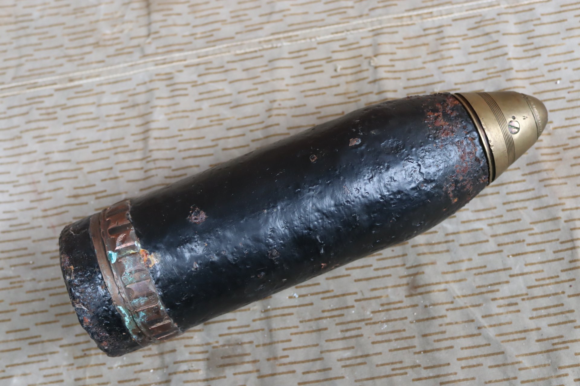 Britische 18 Pfünder Sprenggranate 1.Weltkrieg Deko Munition Top Zustand! – Bild 2