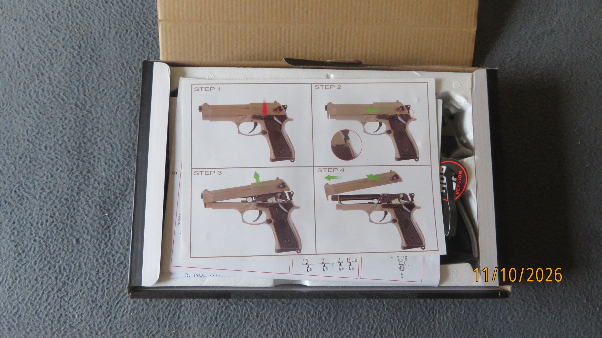 AIRSOFT ELEKTIC GUN CM.126 Softair Pistole 6mm BB – Bild 4