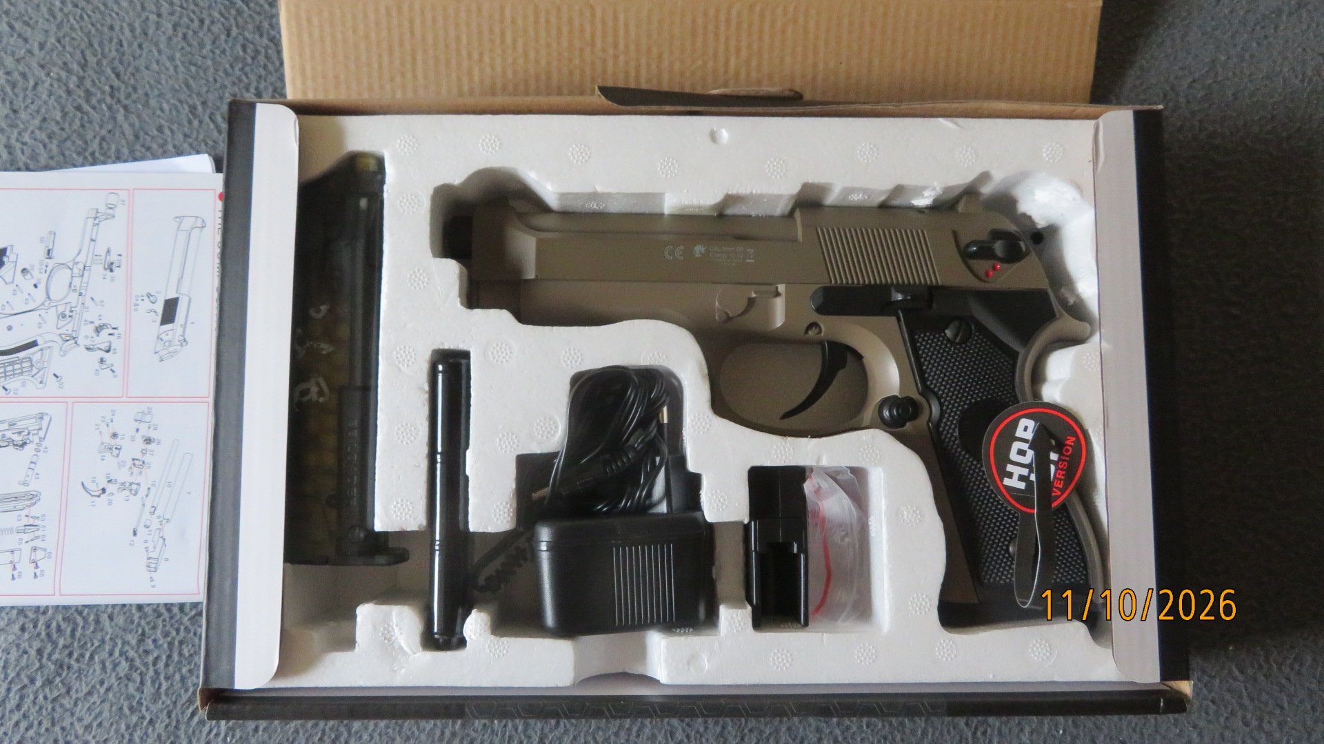 AIRSOFT ELEKTIC GUN CM.126 Softair Pistole 6mm BB – Bild 2