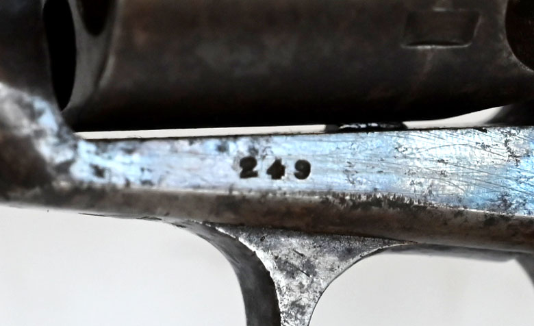 Perkussionsrevolver Rogers & Spencer, Kaliber .44, Sammlerwaffe im Originalzustand – Bild 3