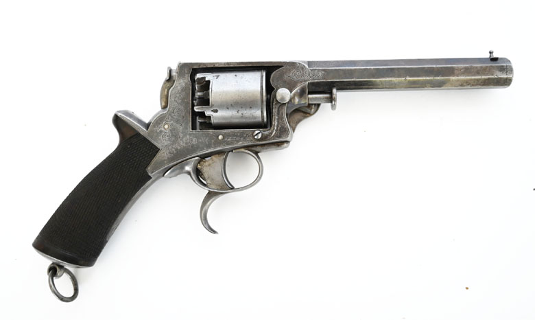 Perkussionsrevolver William Tranter, Birmingham, 3rd Model 54 Bore Revolver, Kaliber .442, Sammlerw. – Bild 1