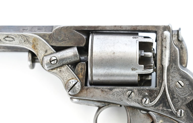 Perkussionsrevolver William Tranter, Birmingham, 3rd Model 54 Bore Revolver, Kaliber .442, Sammlerw. – Bild 5