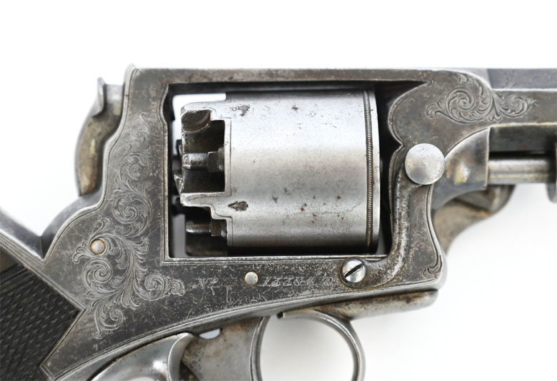 Perkussionsrevolver William Tranter, Birmingham, 3rd Model 54 Bore Revolver, Kaliber .442, Sammlerw. – Bild 4