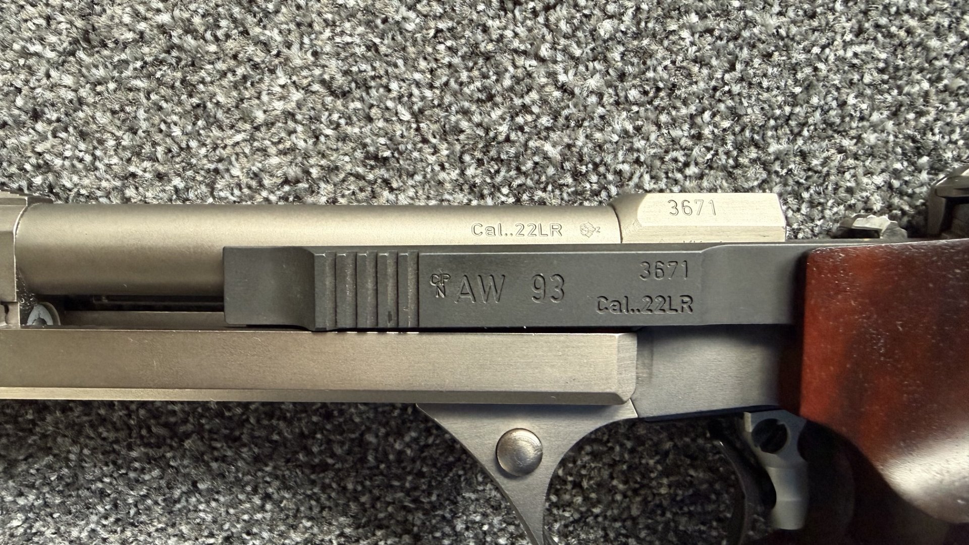 Sportpistole Feinwerkbau Mod. AW93 – Bild 5
