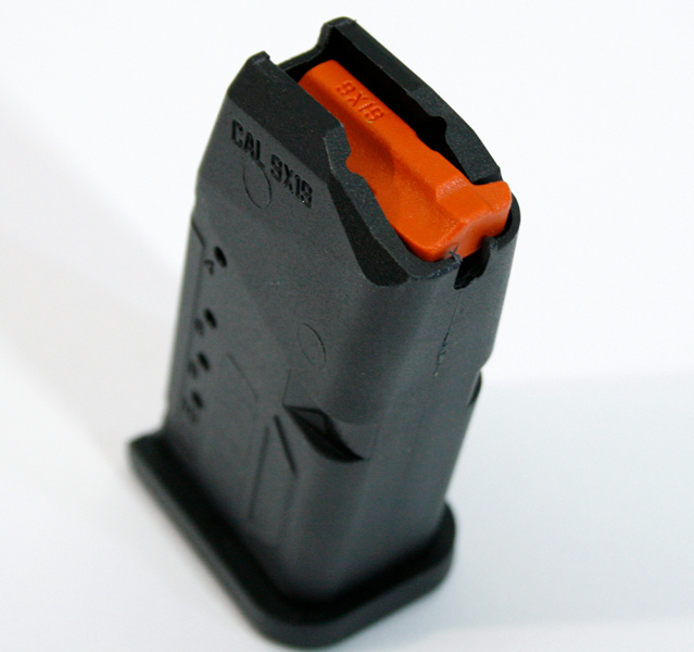 1x Original SCHMEISSER 10-Schuss Magazin 9mm Luger 9x19 / Glock 26 > modifziert für AR15-9 Langwaffe – Bild 1