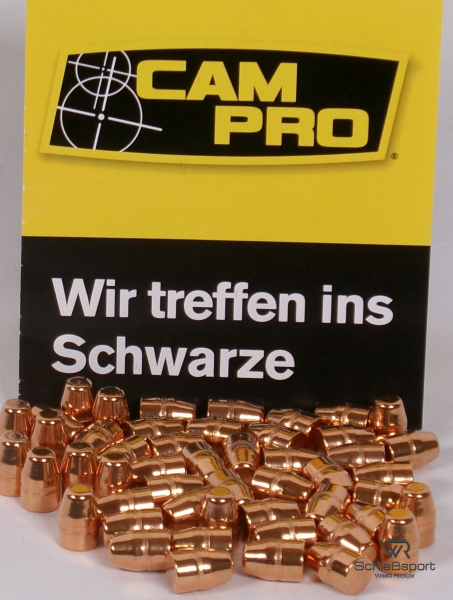 100St. CAMPRO Geschosse .38(.357Dia.) - 125 - TC-FCP - verkupfert - #CP38-125TC – Bild 1