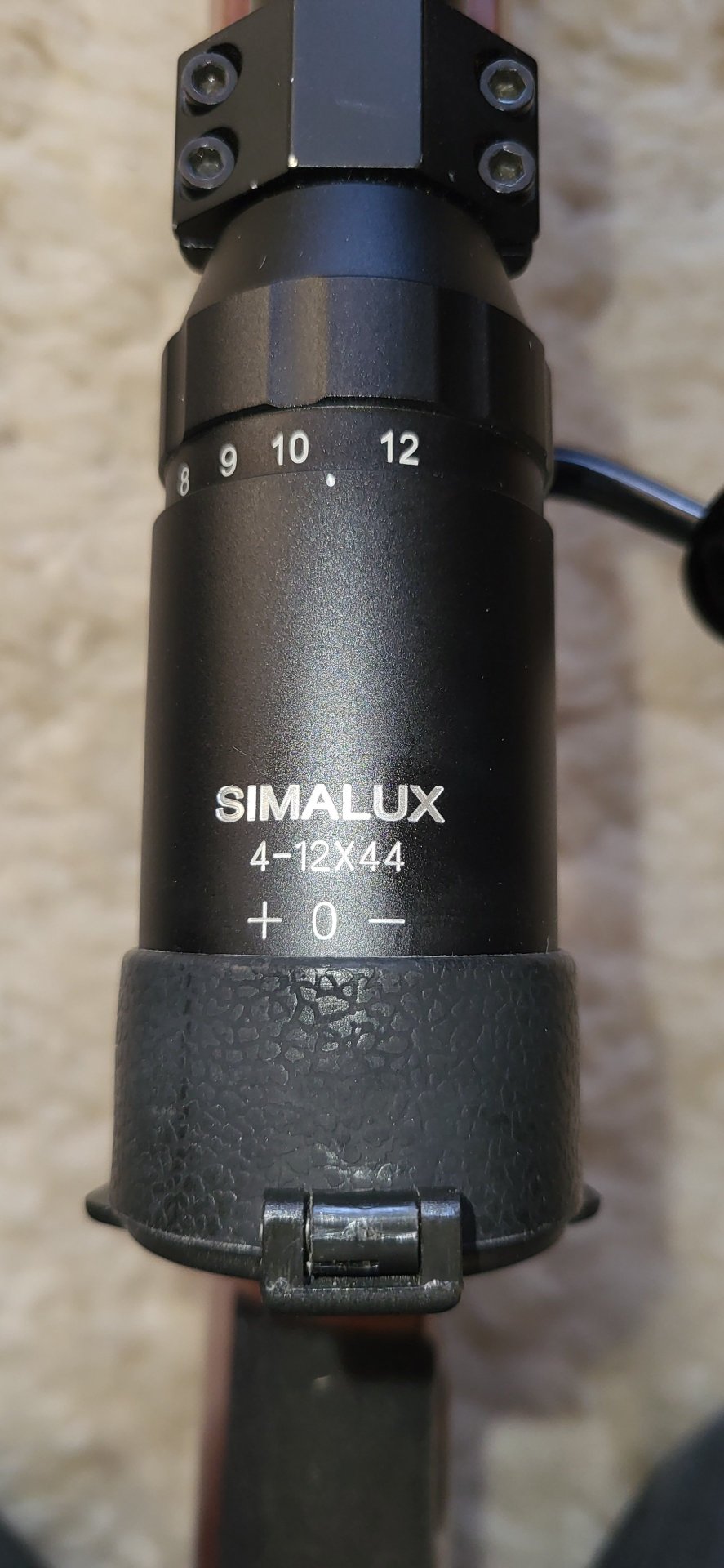 Anschütz 1807 Match Gewehr Simalux Zielfernrohr Montage Auflagekeil – Bild 4