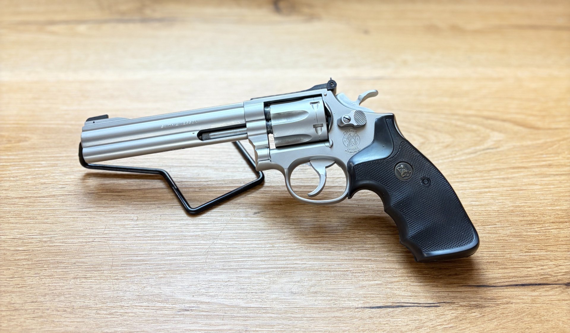 Smith & Wesson Model TARGET CHAMPION 617 Matchrevolver 22l.r. "SEHR GUTER ZUSTAND" – Bild 1