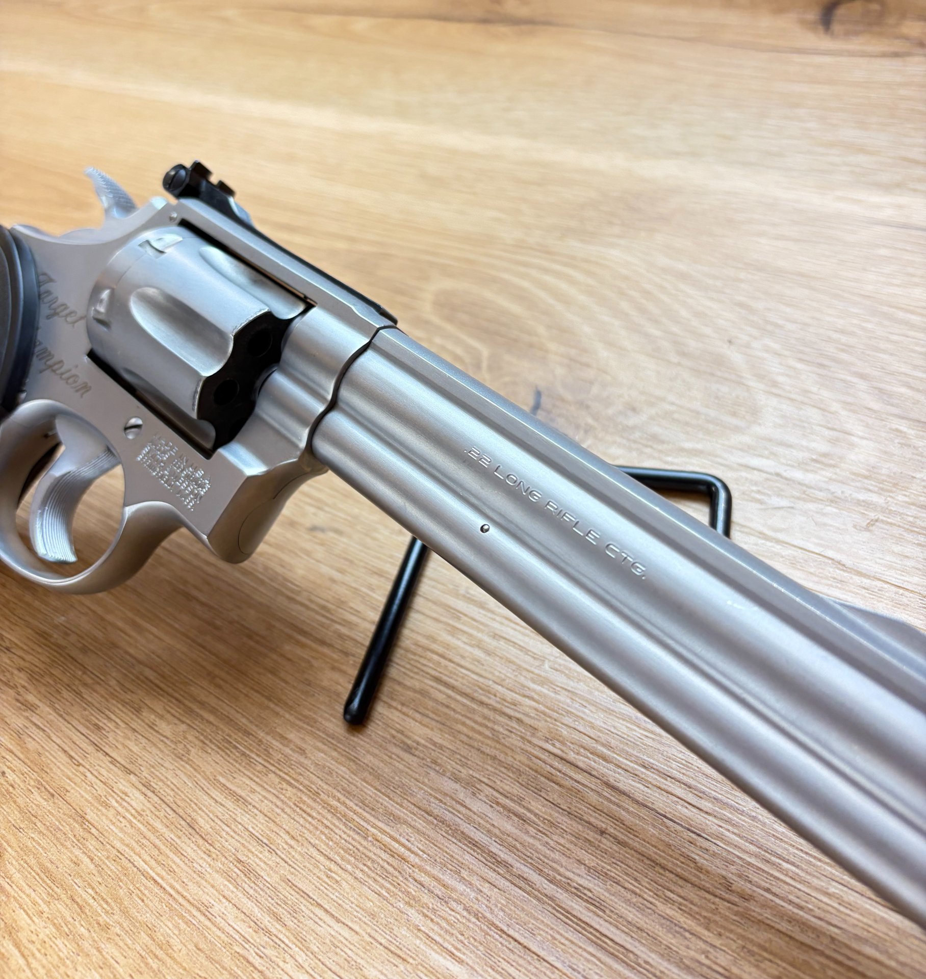 Smith & Wesson Model TARGET CHAMPION 617 Matchrevolver 22l.r. "SEHR GUTER ZUSTAND" – Bild 3