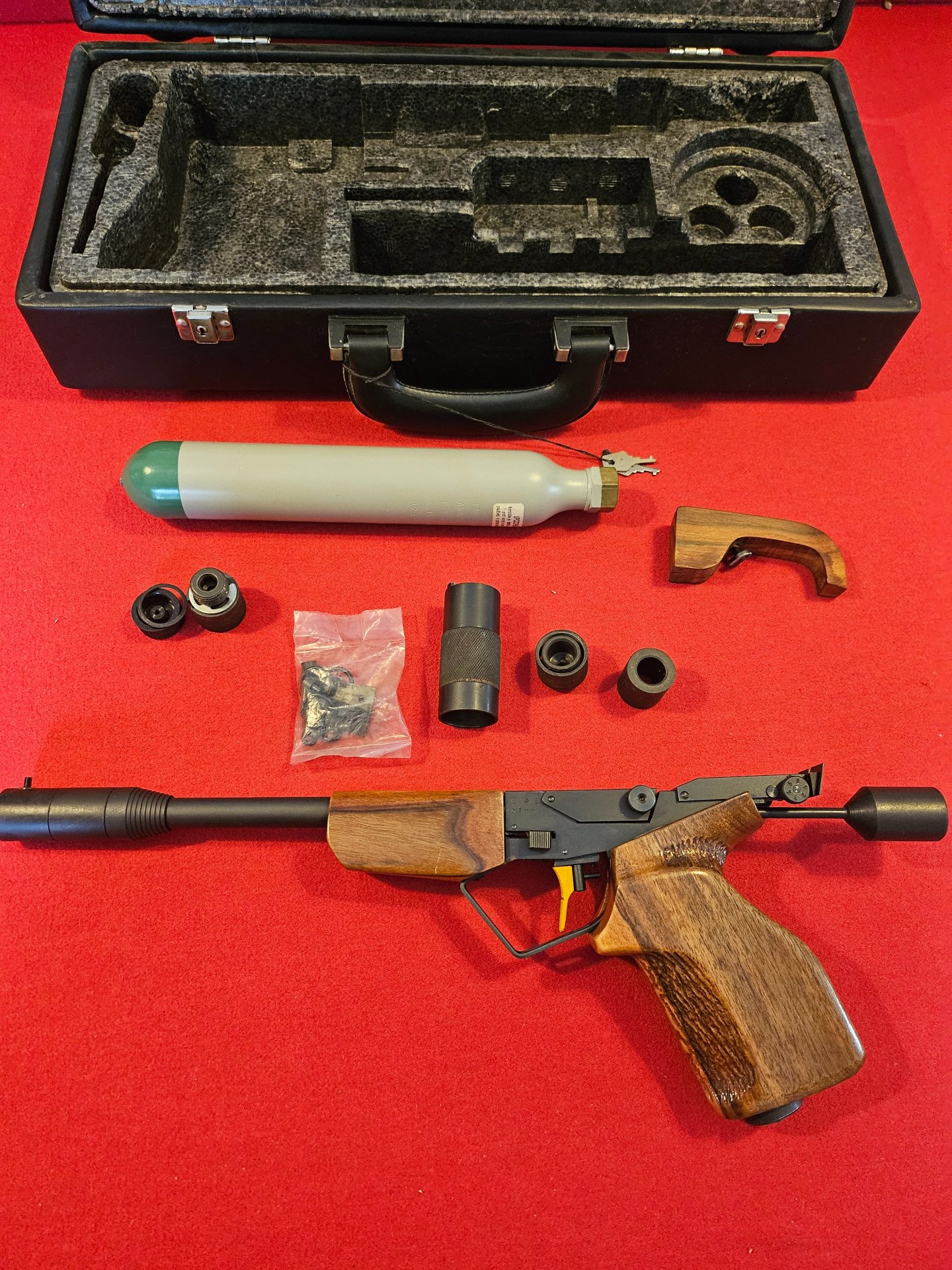 co2 Luftpistole TAU-7 Pistole 4,5mm für 12g Kartuschen mit Zubehör – Bild 1