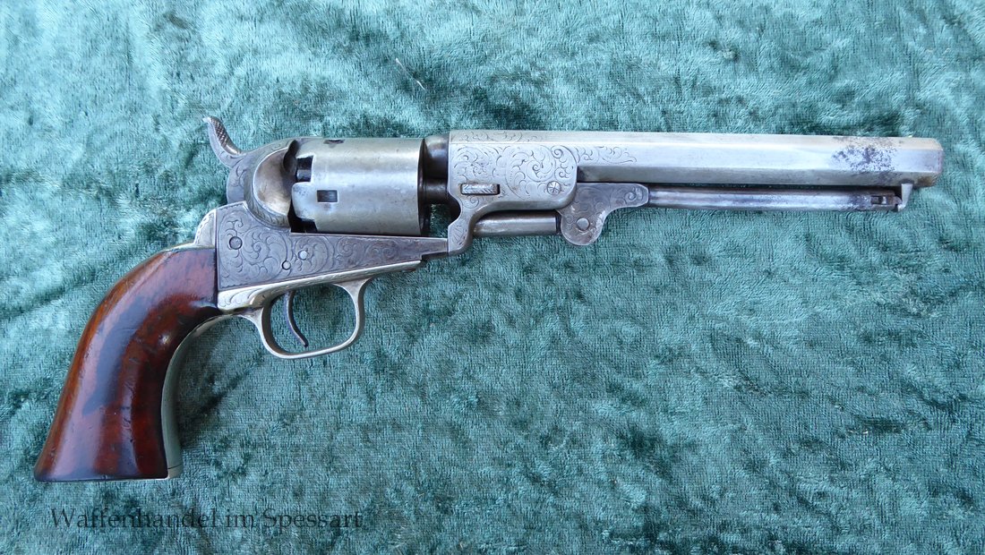 Perkussions Revolver Colt Pocket Mod.1849. Werksgraviert von 1852 – Bild 1