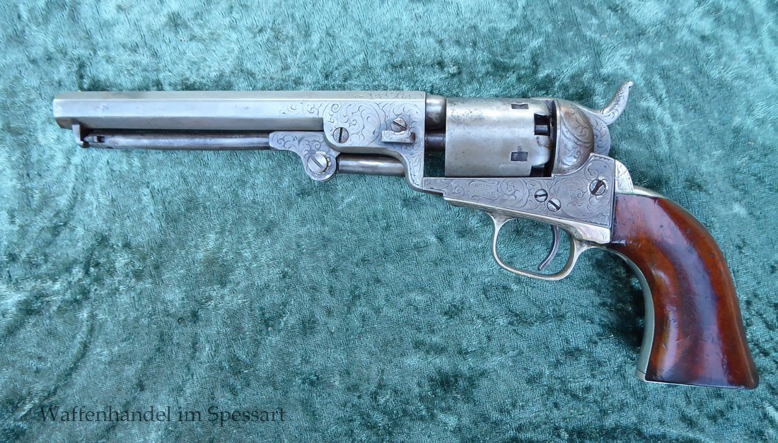 Perkussions Revolver Colt Pocket Mod.1849. Werksgraviert von 1852 – Bild 2