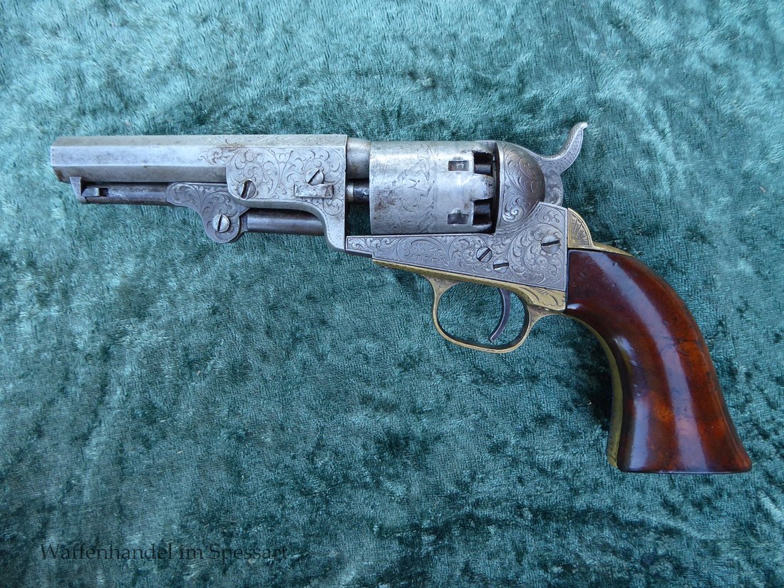 Perkussions Revolver Colt Pocket Mod.1849. Werksgraviert von 1853 – Bild 2