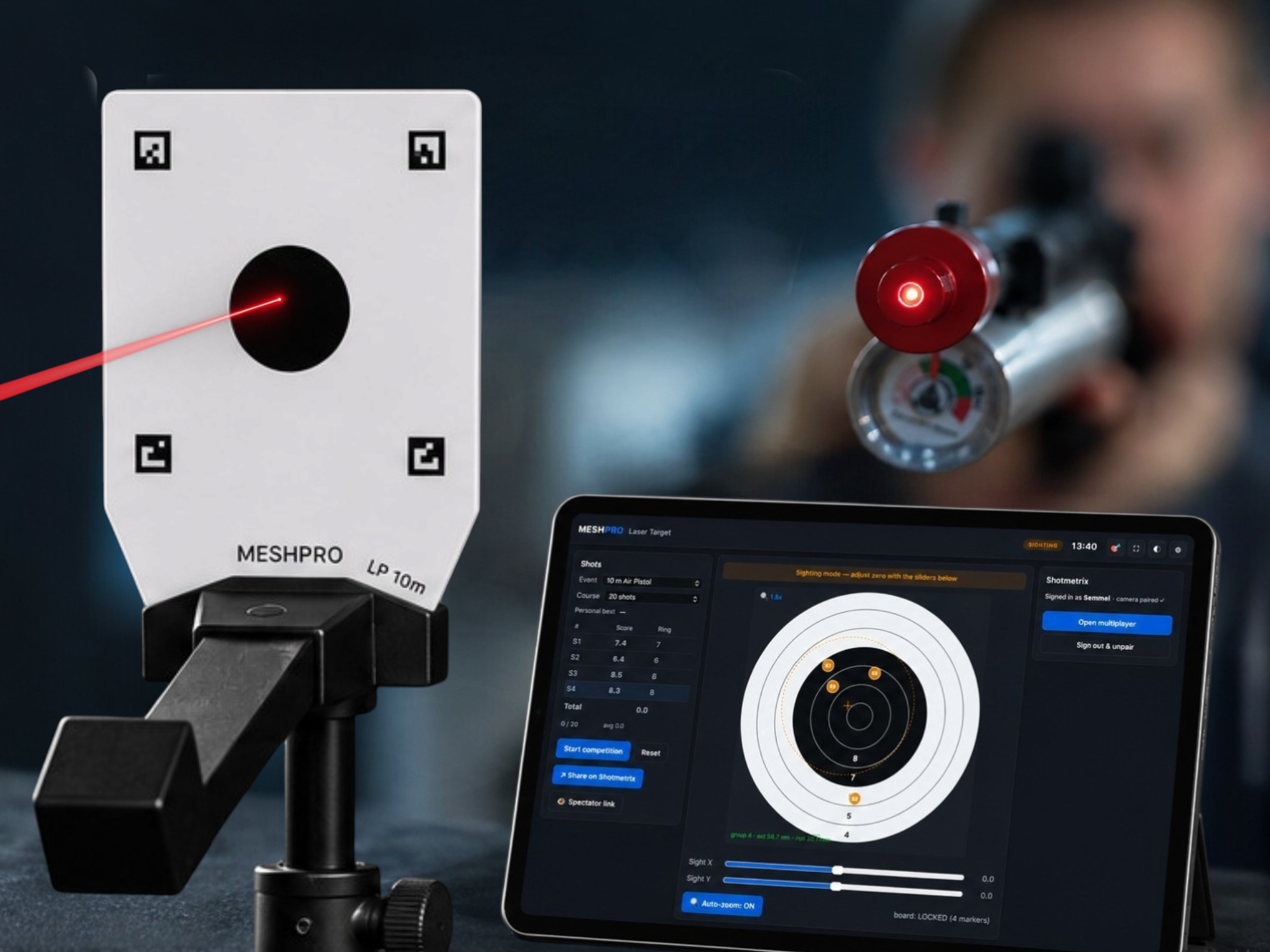 MESHPRO Laser Target System – Bild 1