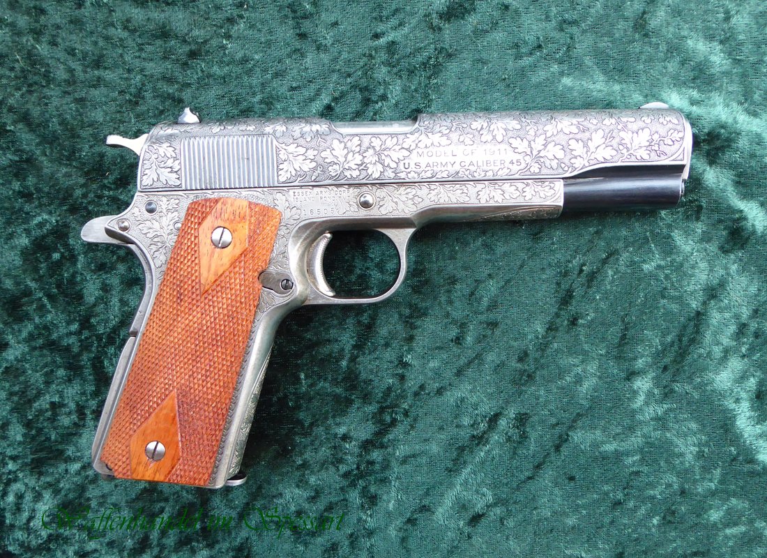 Pistole Mod.1911, Kal .45 Auto graviert! – Bild 1