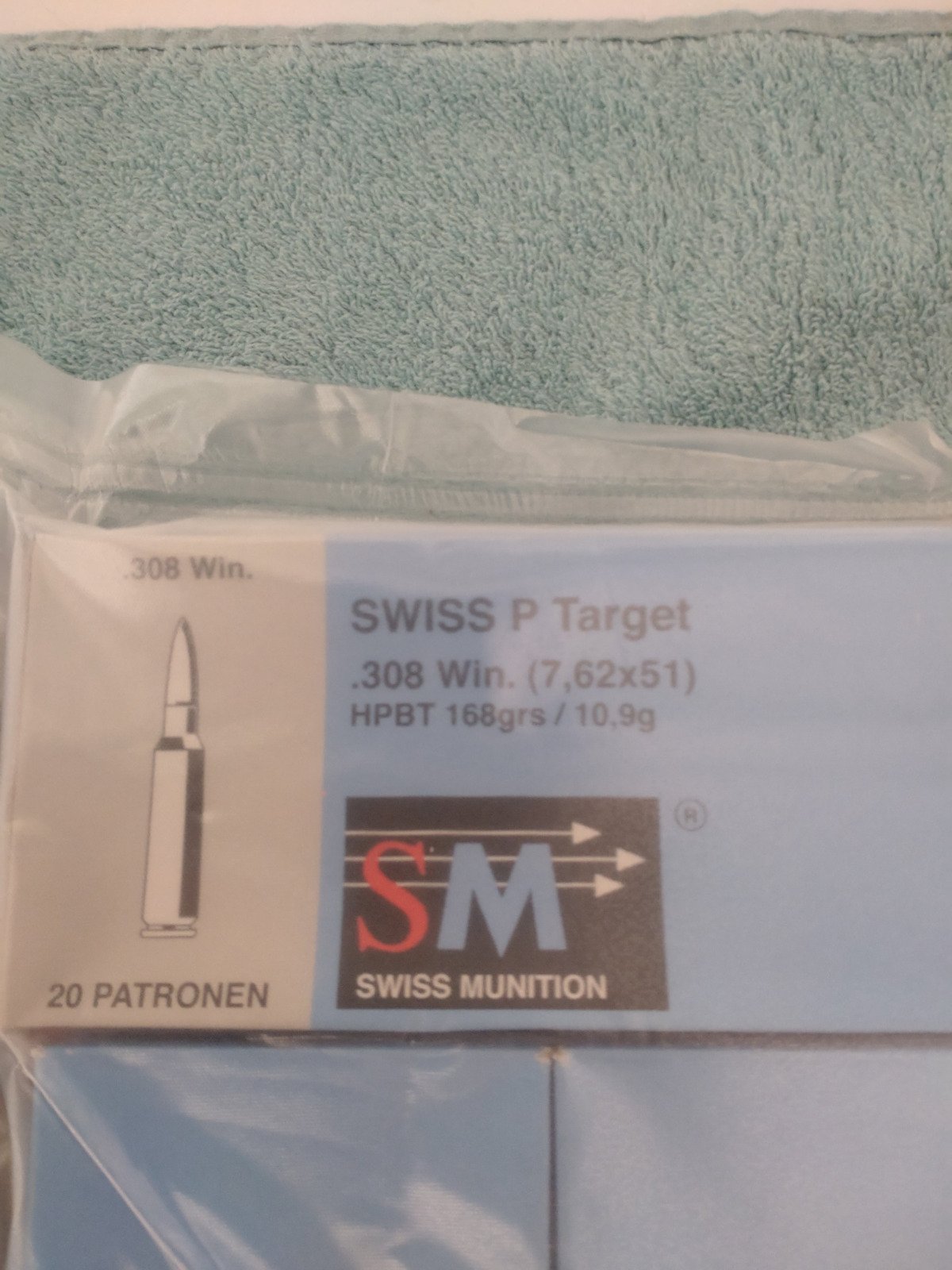 Swiss P Target .308 7,62*51 168grs Munition G3 Schweiz Spezial Longrange Sniper Scharfschütze – Bild 2