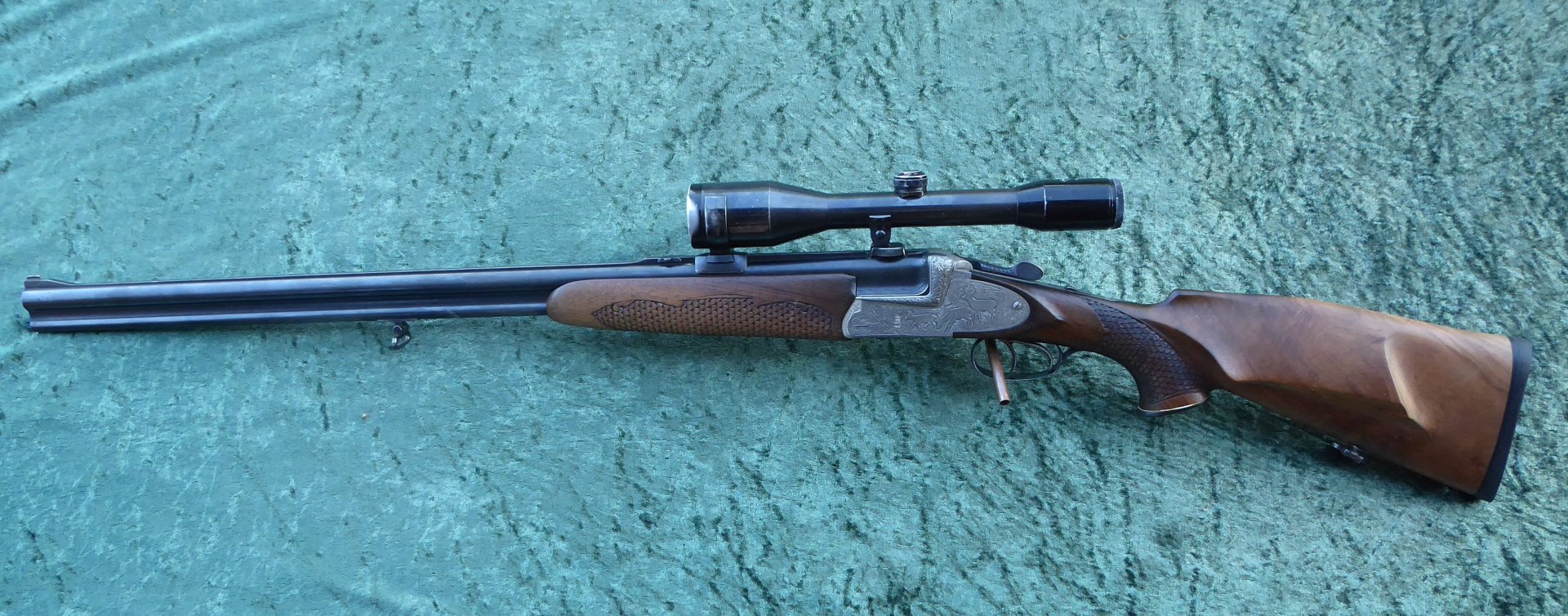 Bockbüchsfinte aus Ferlach. Kal..243 Win. - 16/70 – Bild 2