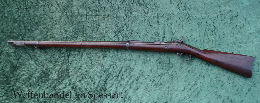 US Militärmuskete. Springfield Trapdoor Mod.1884 - 1888 mit Ramrod Bajonett – Bild 2