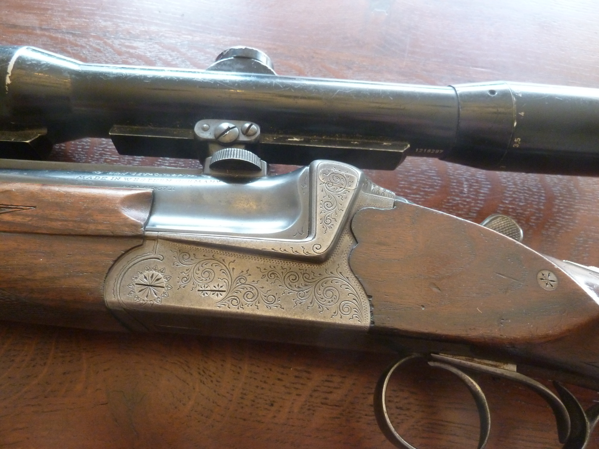 Sauer & Sohn Mod. 54, BBF in 16/70 und 6,5x57R, ZF Zeiss Diavari D 1,5-6x – Bild 2