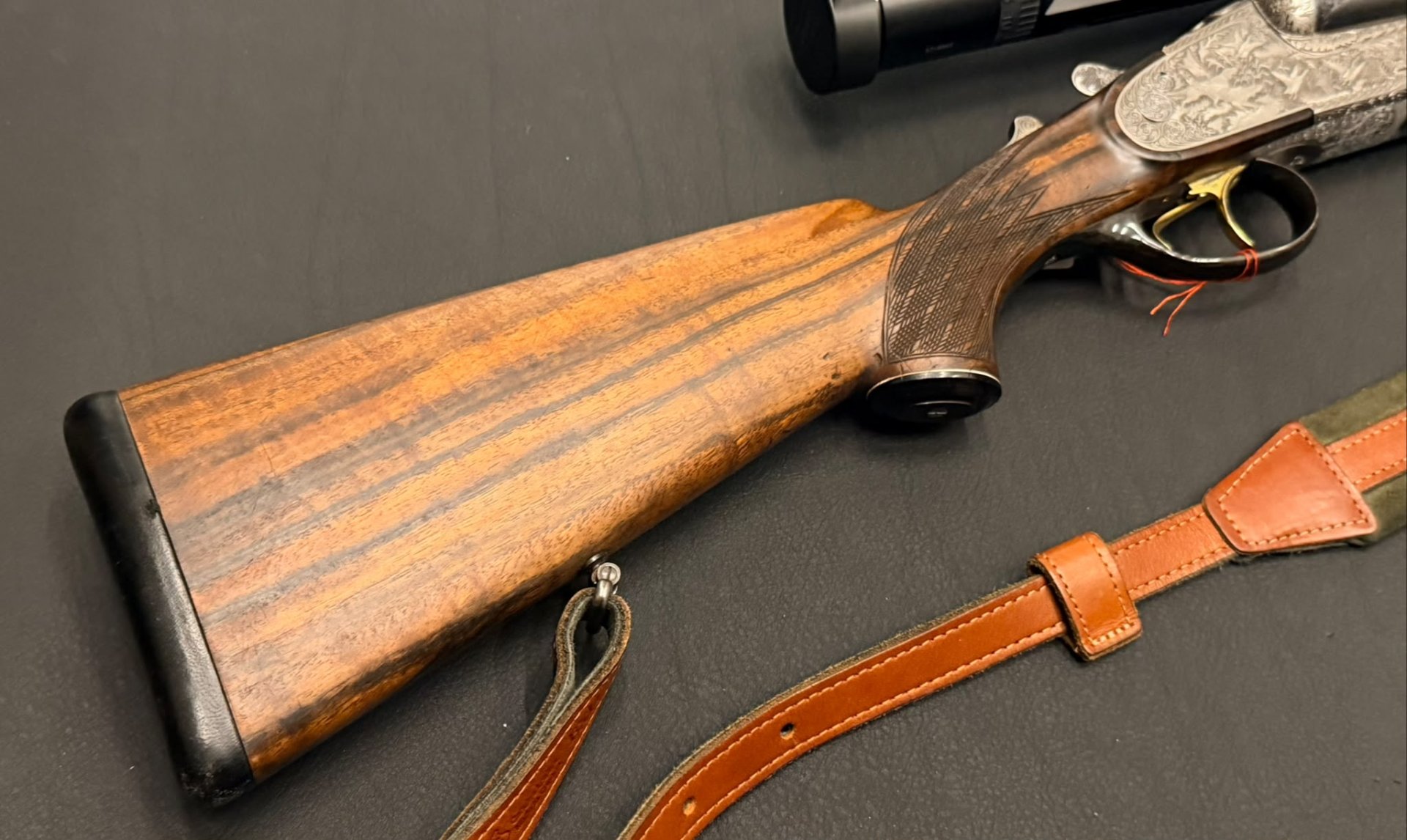 Krieghoff Neptun Primus | 7x65R 12/70 | Seitenschlossdrilling | Zeiss Varipoint | EL-Lauf .22Hornet – Bild 3
