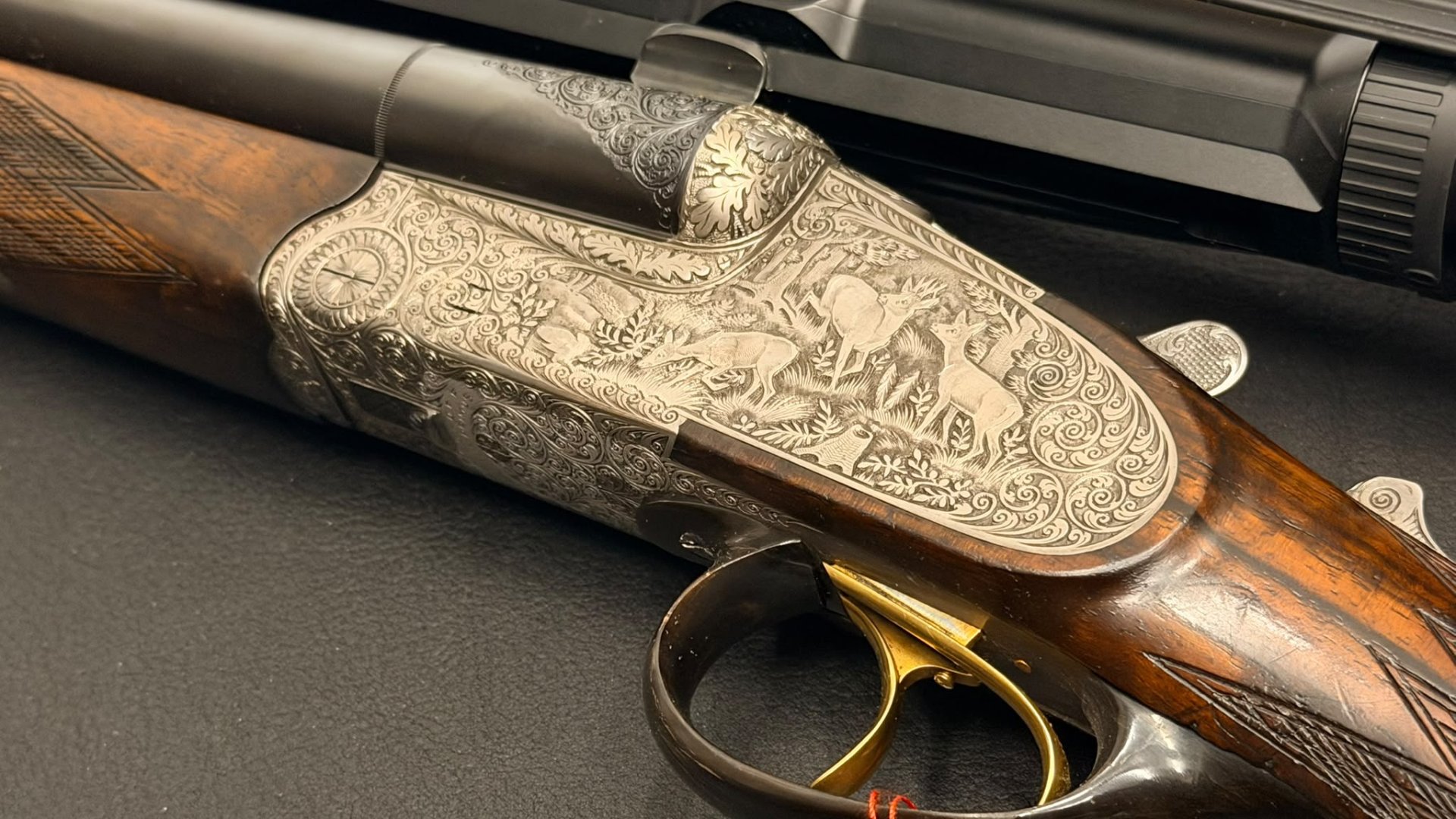 Krieghoff Neptun Primus | 7x65R 12/70 | Seitenschlossdrilling | Zeiss Varipoint | EL-Lauf .22Hornet – Bild 6
