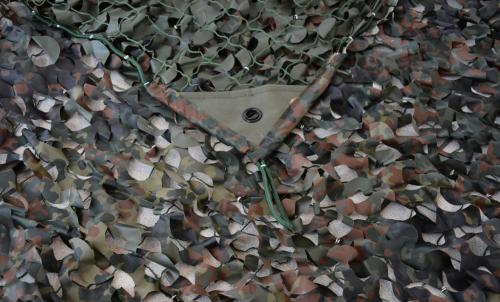 Tarnnetz 3 x 2,4 m BW Flecktarn Bundeswehr - Drückjagd Ansitz Deko – Bild 1