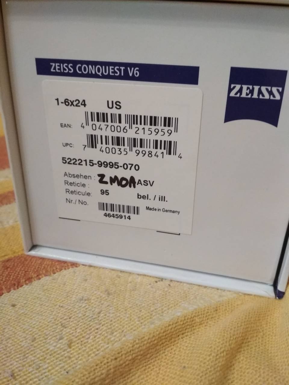 Zeiss Conquest V6 1-6x24 – Bild 5
