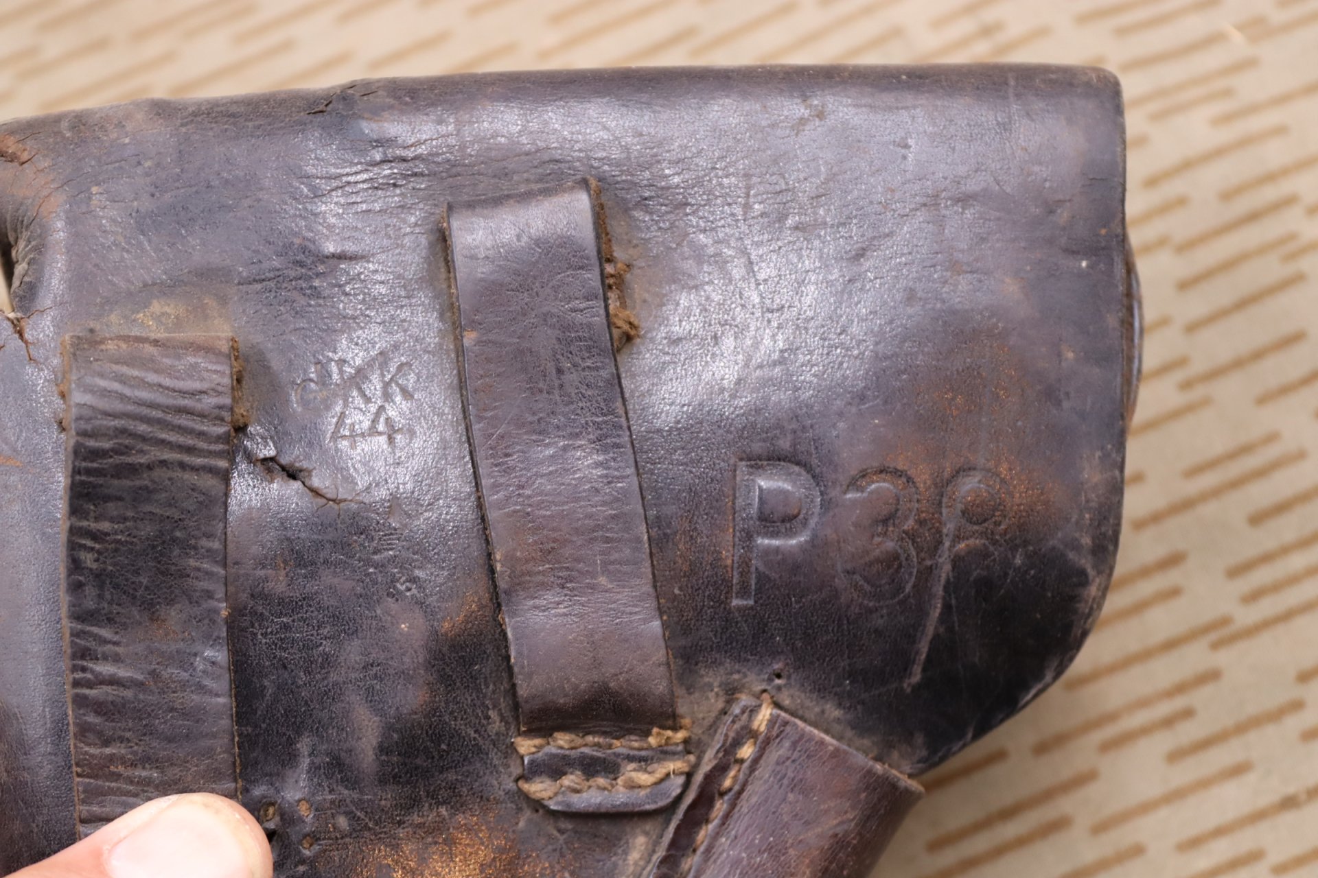 Walther P38 Holster Pistolentasche Wehrmacht dkk 1944 – Bild 3