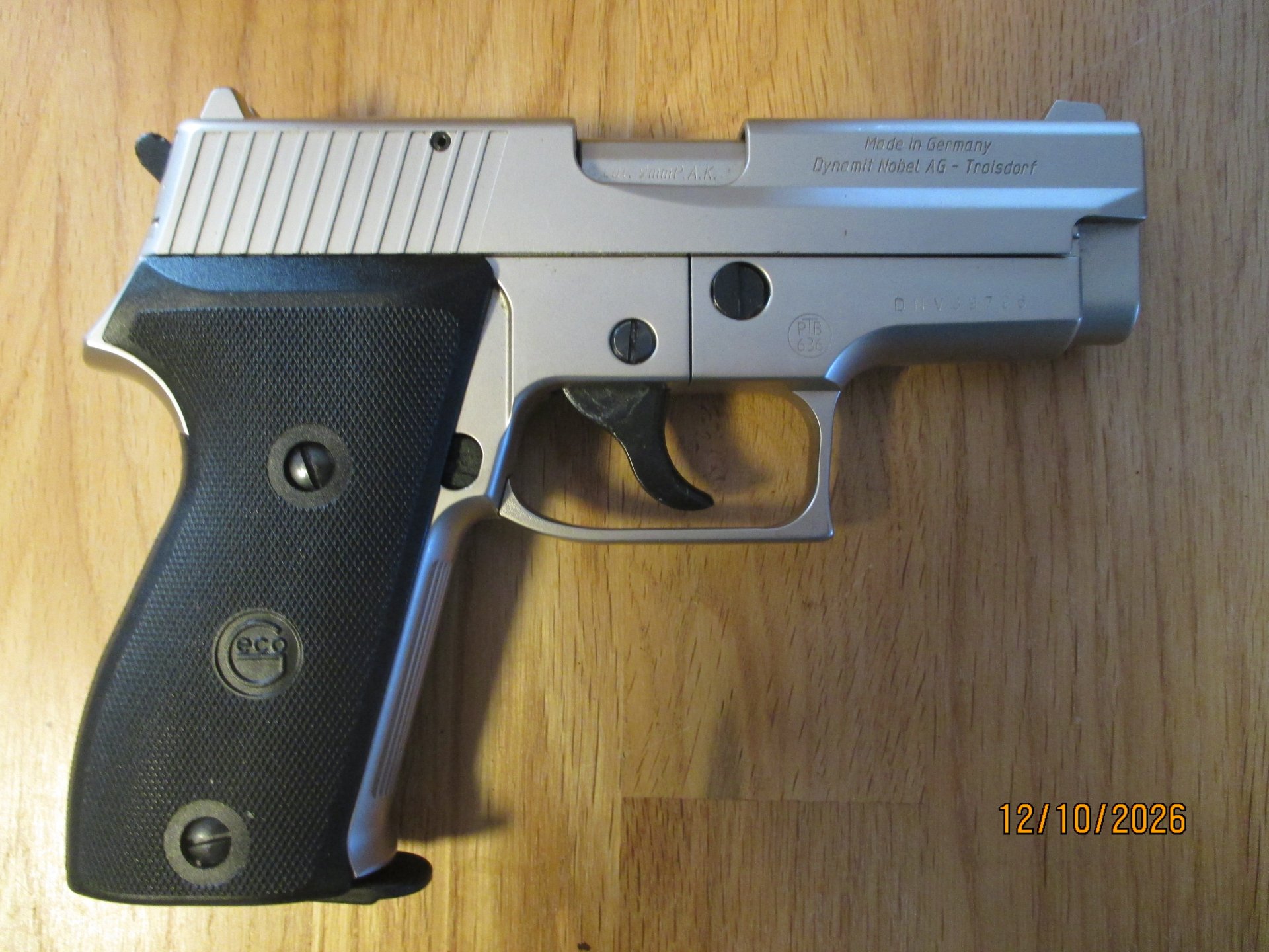 Geco Mod. 225 Stainless Kal. 9mm P.A.K. PTB636 – Bild 2