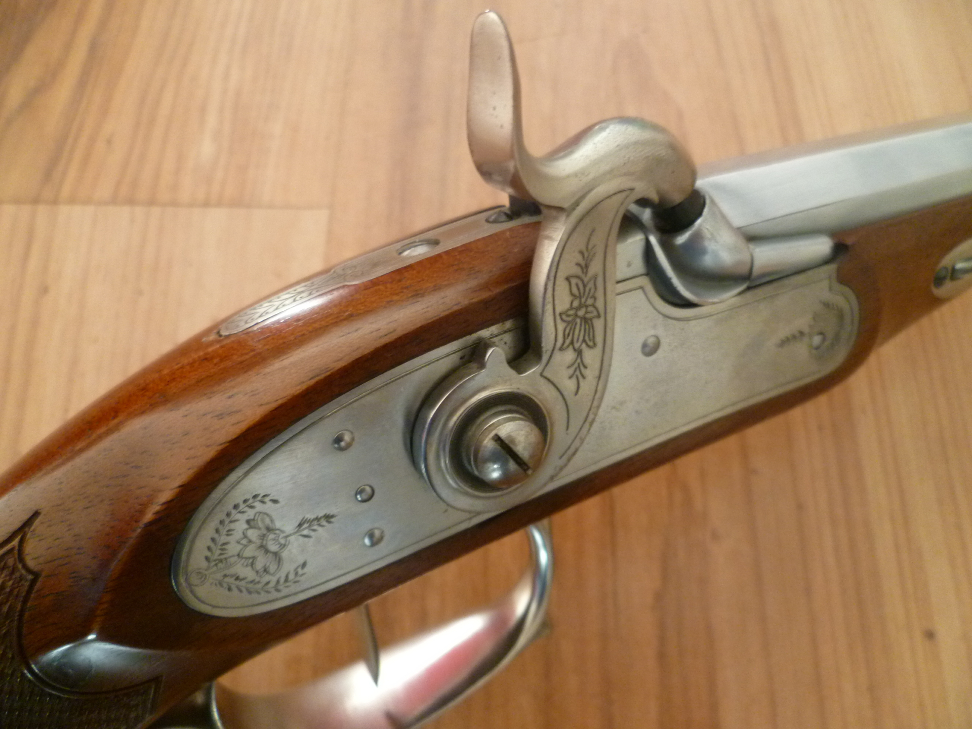 Perkussionspistole Pedersoli Le Page Target International Cal. .44 – Bild 3