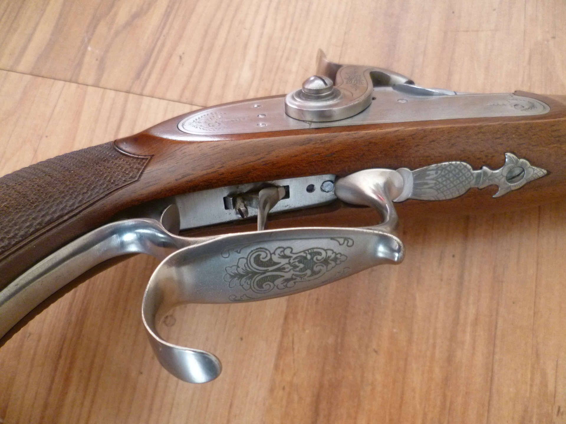 Perkussionspistole Pedersoli Le Page Target International Cal. .44 – Bild 2