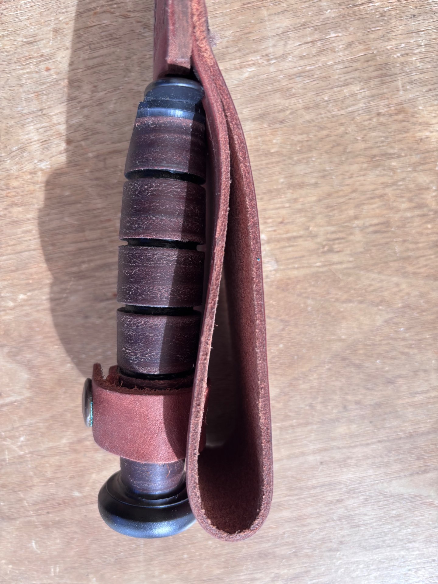 KA-BAR USMC Kampfmesser – ca. 20 Jahre alt – beschädigt / defekt – Bild 12