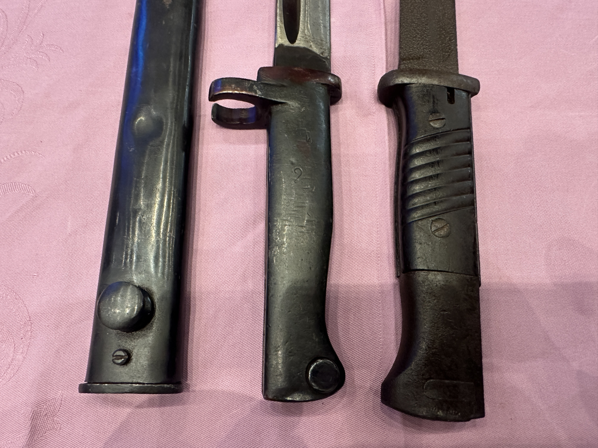 ==>2 Bajonette Mauser K98 WaA & Türkei Mauser Notbajonett seltene Sammlerstücke so ! – Bild 3