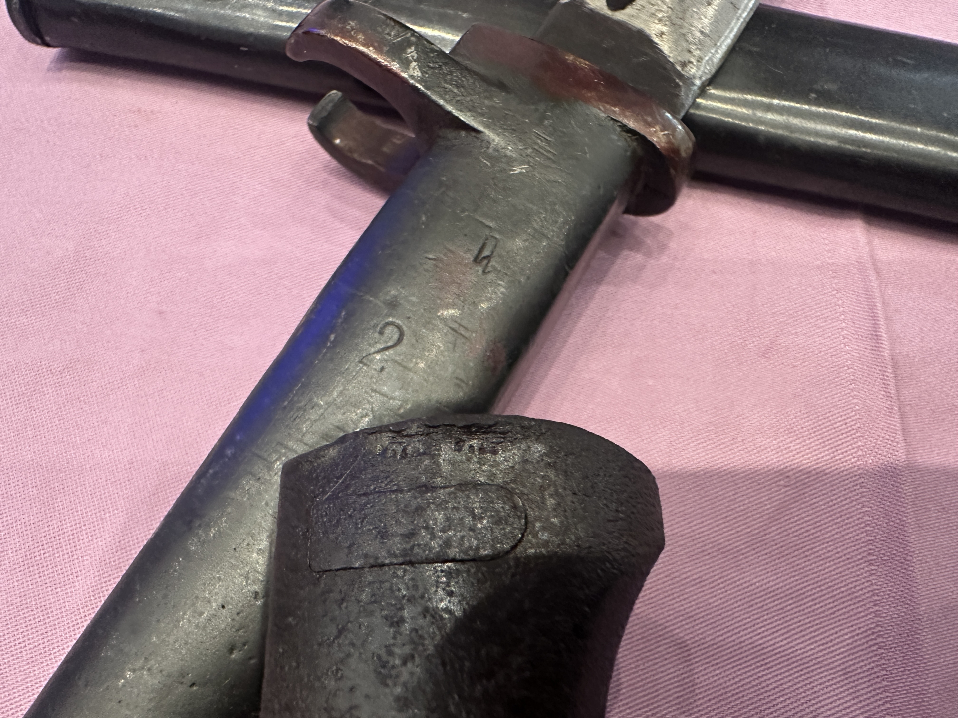 ==>2 Bajonette Mauser K98 WaA & Türkei Mauser Notbajonett seltene Sammlerstücke so ! – Bild 6