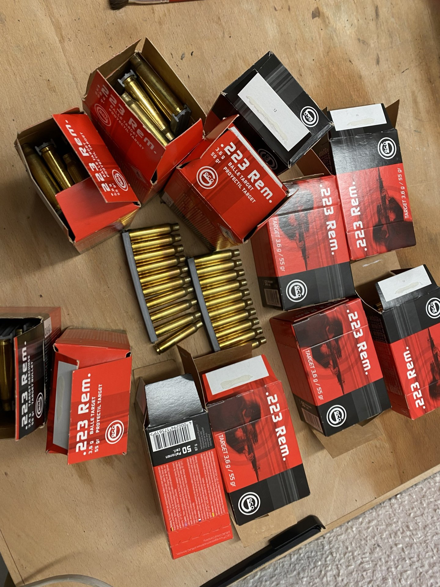 600 Hülsen Geco .223 Rem.,gebr. – Bild 1
