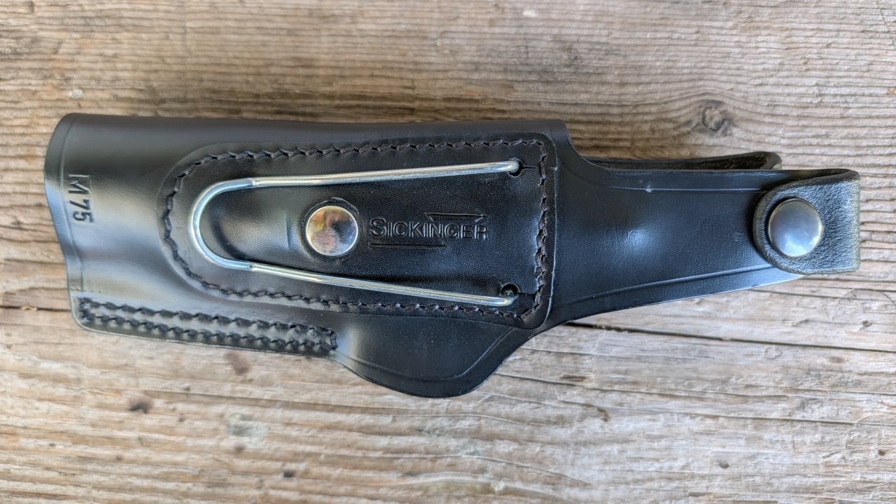 Leder Holster für Pistole Brünner CZ75 – Bild 2