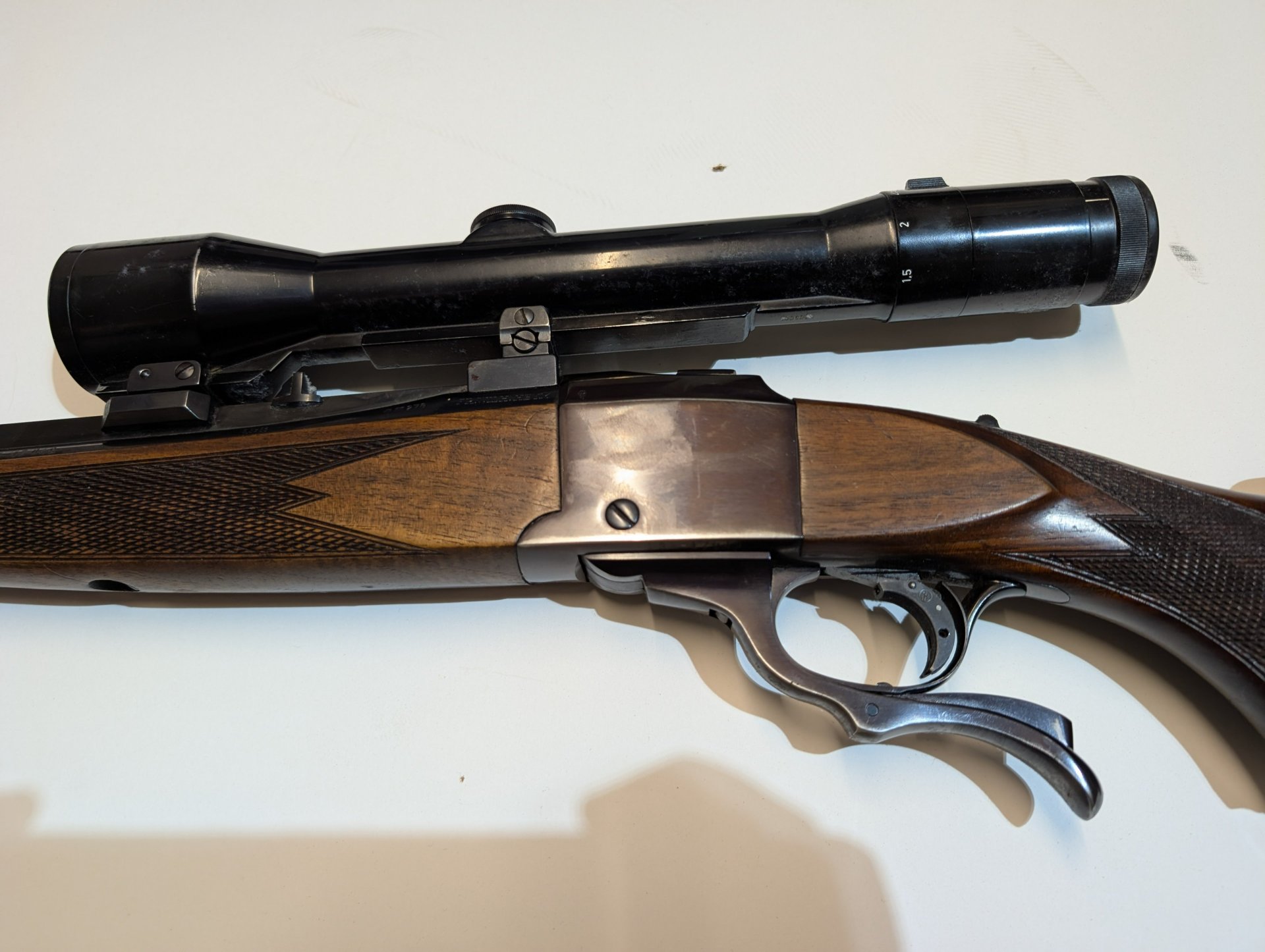 Heym - Ruger Büchse mit Zeiss Zielfernrohr 1,5 - 6 x 42 - Rarität – Bild 3