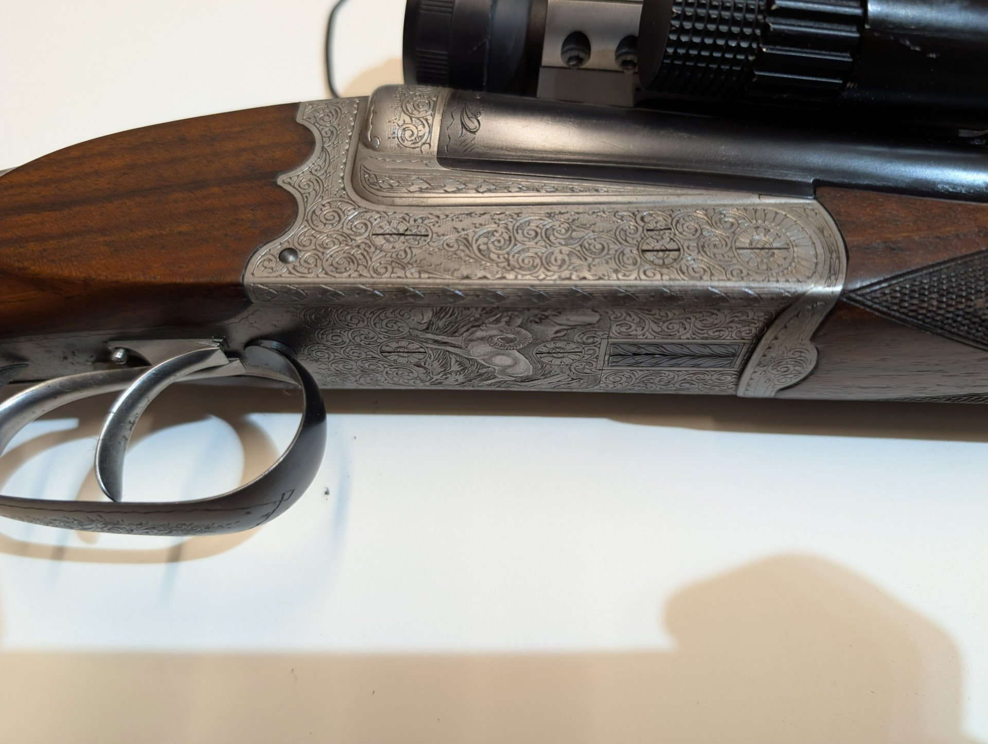 Doppelbüchse Anton Sodia Ferlach - Side by Side 9,3 x 74 R – Bild 3
