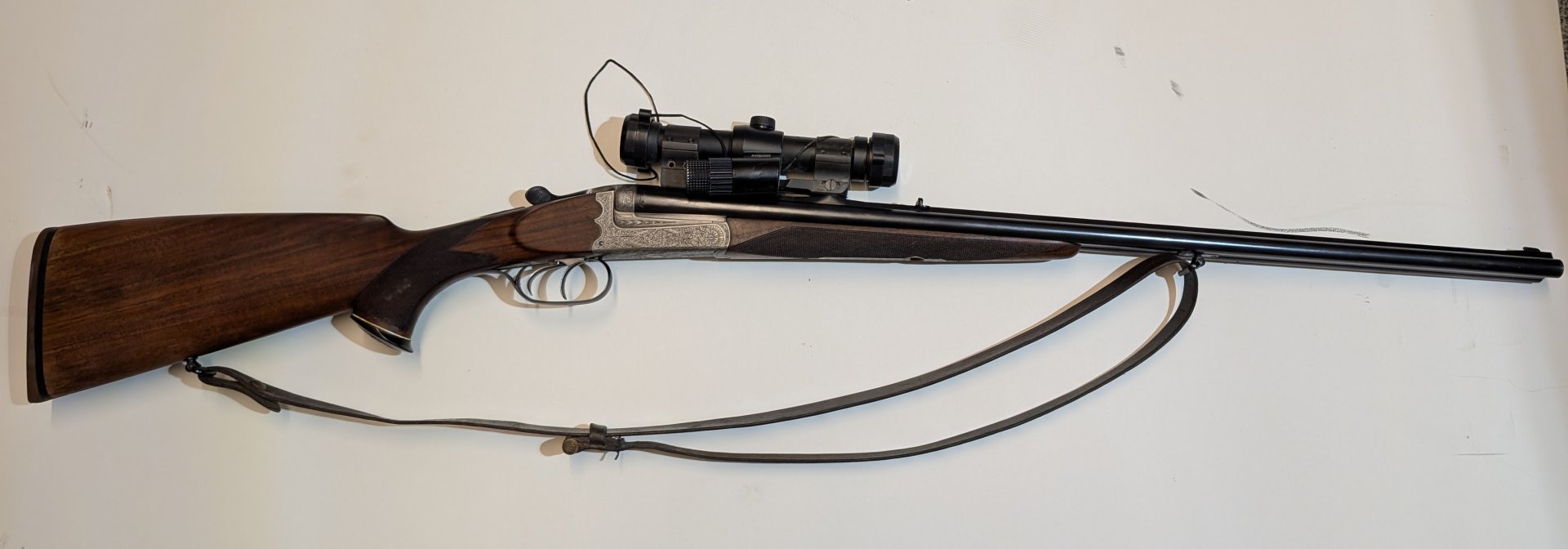 Doppelbüchse Anton Sodia Ferlach - Side by Side 9,3 x 74 R – Bild 2