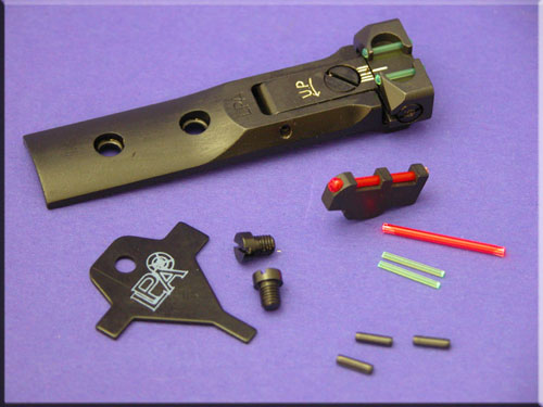 @ LPA Leuchtpunkt TXT 02-F1 Match Visier + Leuchtkorn für Smith & Wesson Revolver S&W Tuning 686 TOP – Bild 1