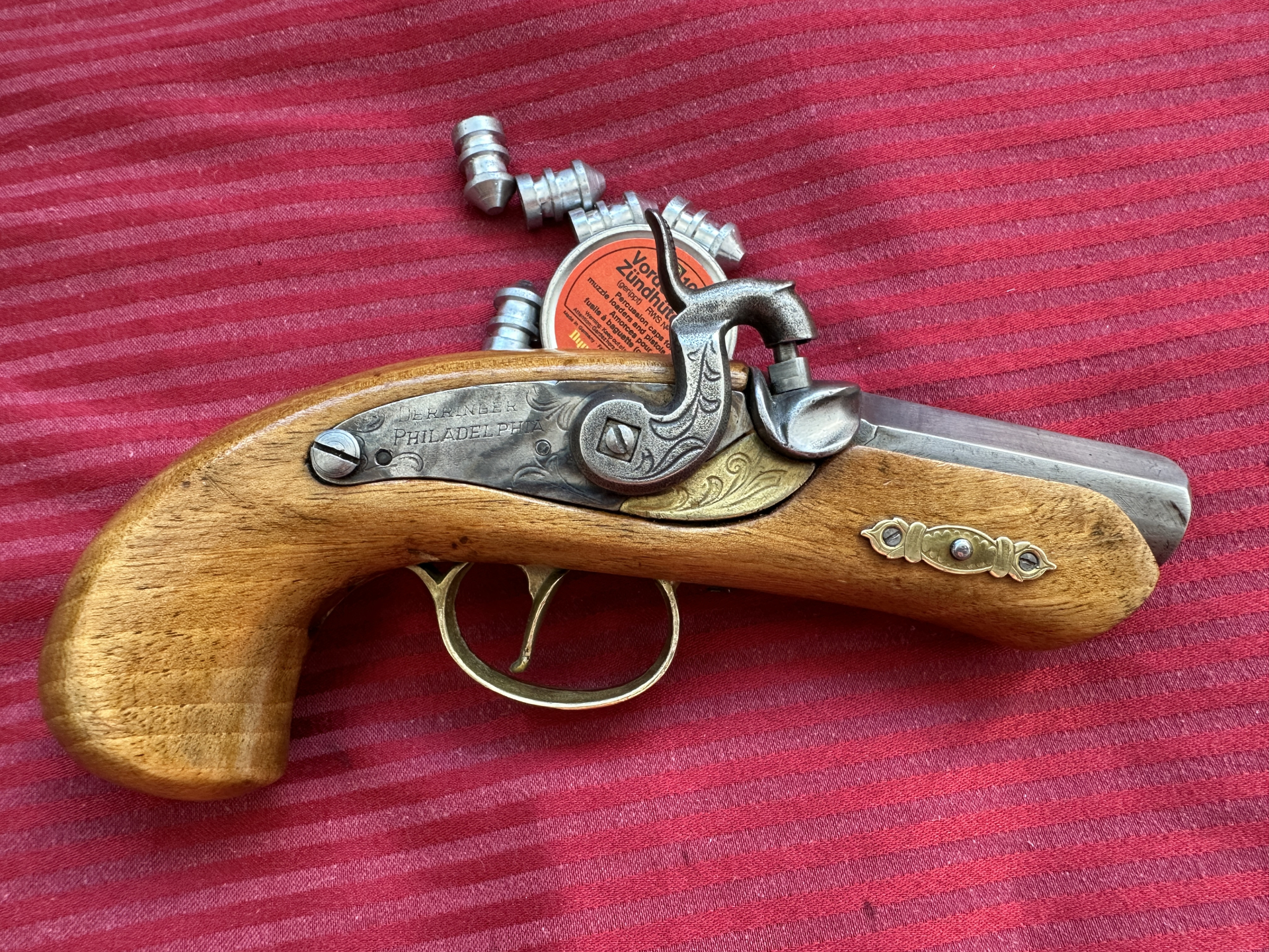 ==>AchtungKleiner Philadelphia Derringer für Verteidigung im großen Cal..45 sehr gut -Sammlerstück! – Bild 1