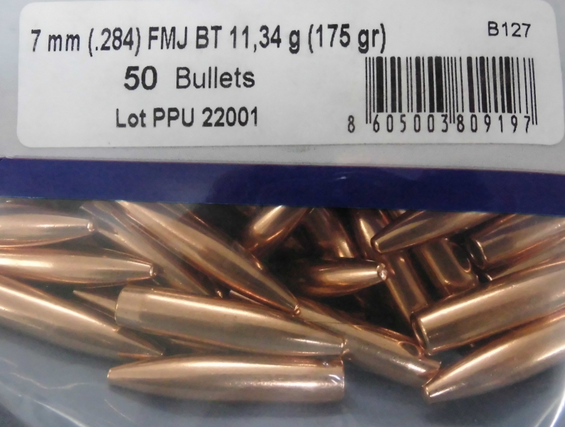 Geschosse PPU 7mm / .284 175gr VM – Bild 1