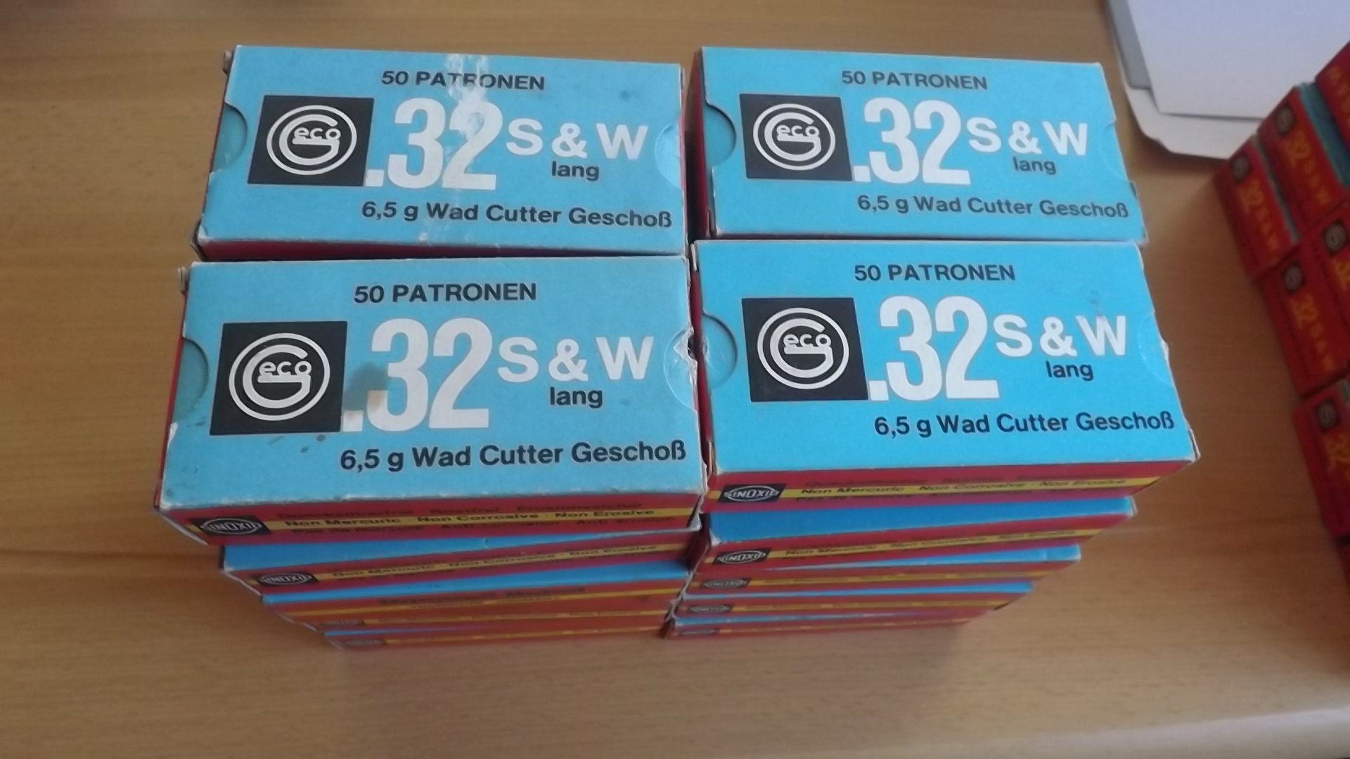 Geco 32 S&W lang 1000 Stück aus einem Los – Bild 1