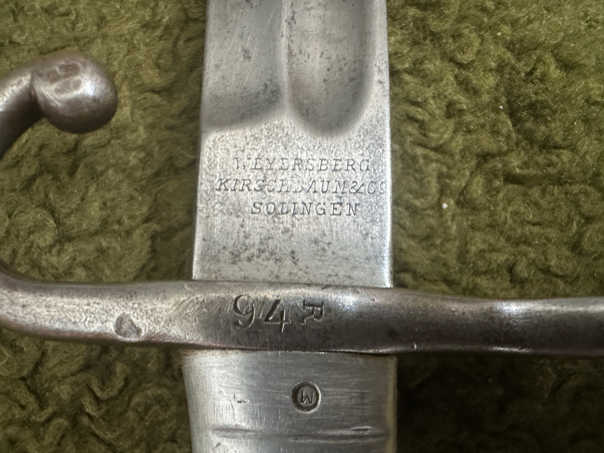==>Sammler Achtung!Orig.1.&2. WK.Modello Argentino 1891-Weyersberg Kirschbaum Solingen!Selten so 1A! – Bild 5