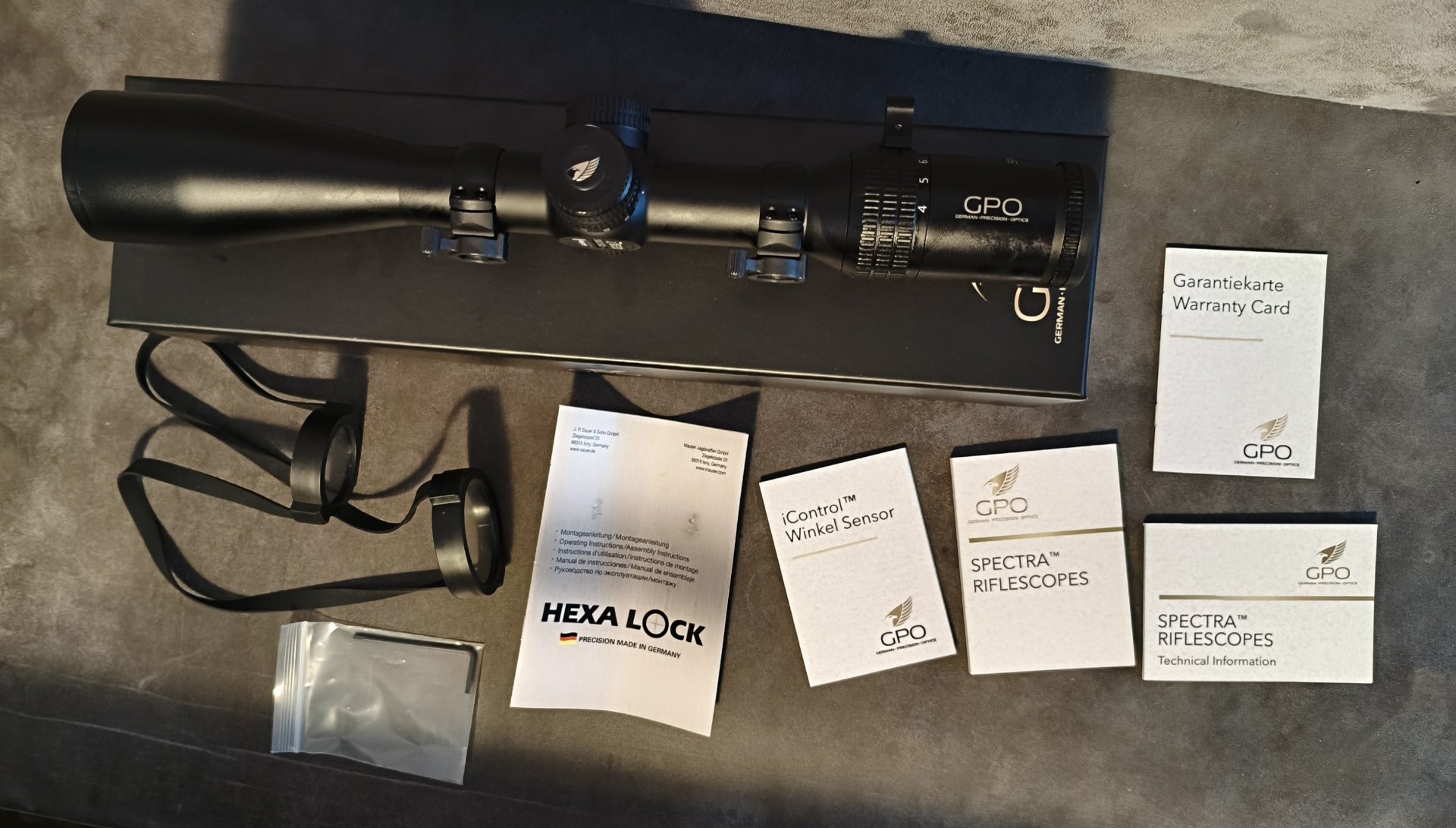 Zielfernrohr GPO 4-16x50i neuwertig mit Sauer Hexa Lock Montage (kein Zeiss, Swarovski, Meopta) – Bild 4
