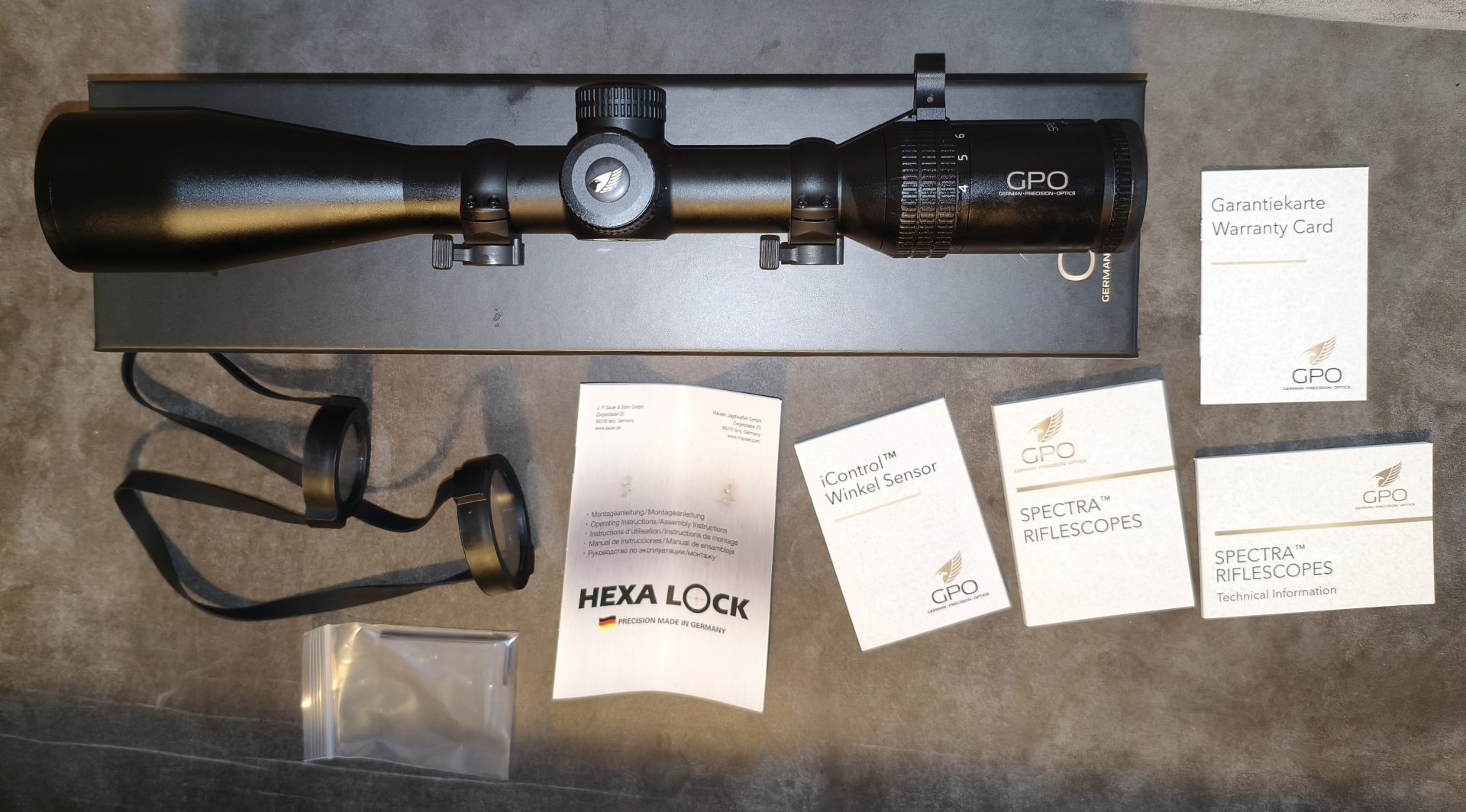 Zielfernrohr GPO 4-16x50i neuwertig mit Sauer Hexa Lock Montage (kein Zeiss, Swarovski, Meopta) – Bild 3