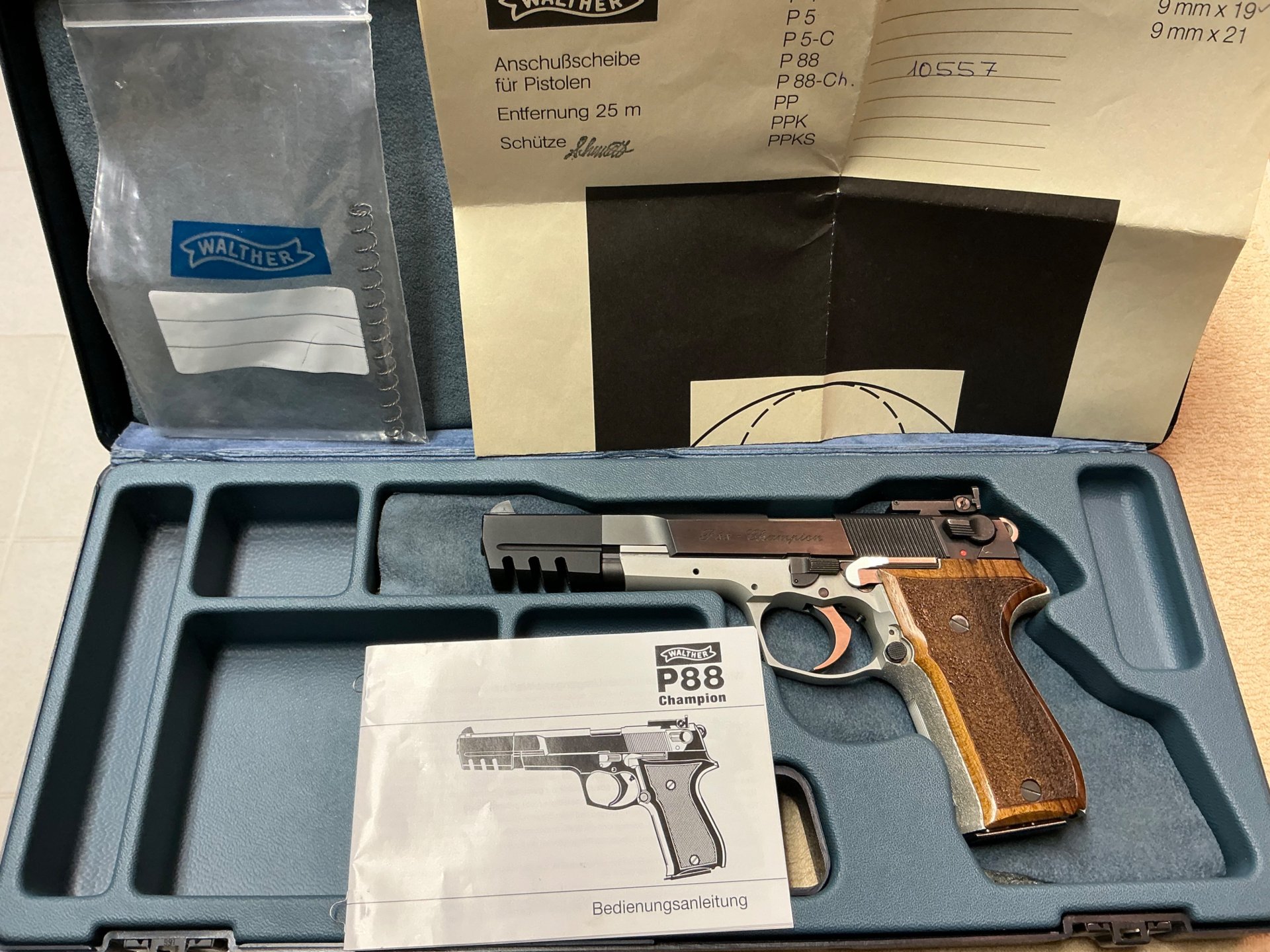 Walther P88 CHAMPION 9 mm Luger – Bild 1