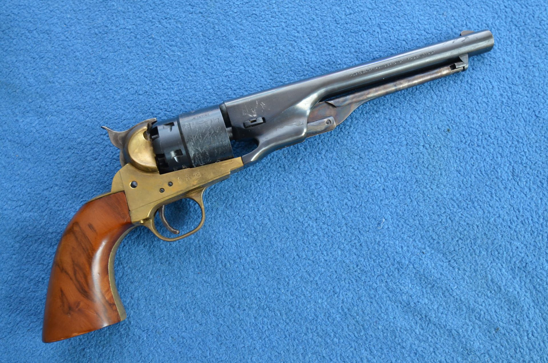 SCHÖNER VORDERLADER REVOLVER ARMI SAN PAOLO 1860 ARMY .44 -33- – Bild 1
